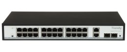 SWITCH POE TC-P3S028 SPEC:G/2422/AT/280 24-PORTOWY SFP TIANDY