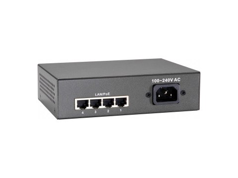 Switch 5-portowy Fast Ethernet PoE+, 4x FE PoE+ (65W) Producent: LEVELONE (FEP-0511)