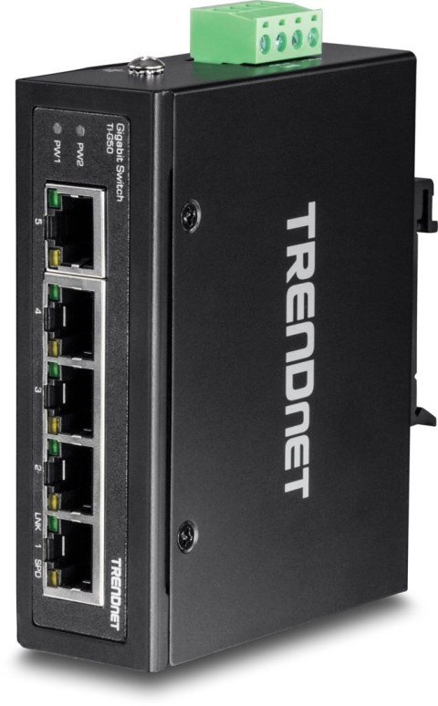 TRENDnet Industrial Switch 5-Port Gbit DIN-Rail