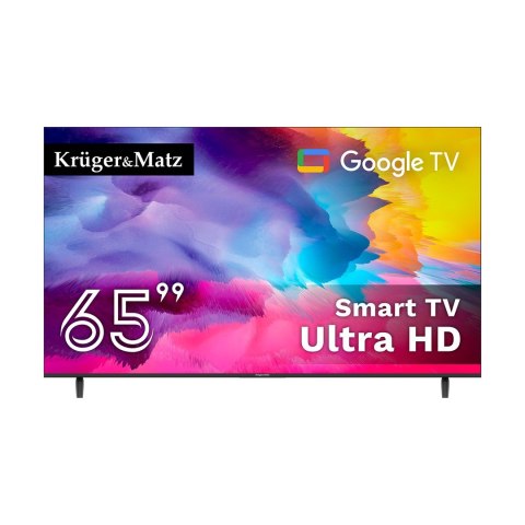 Telewizor Kruger&Matz 65" UHD Google TV 5.0 DVB-T2/T/C H.265 HEVC