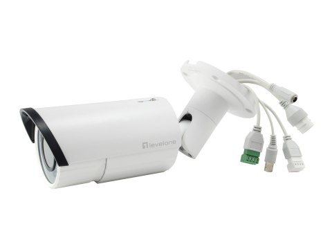 LevelOne IPCam Bullet Fix Out Kamera 2MP / H.264 / IR / 5W / PoE / IP66