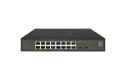 LevelOne Hilbert 18-portowy gigabitowy przełącznik Smart Lite - 16 x Gigabit RJ45 - 2 x Gigabit SFP