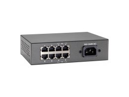 Przełącznik LevelOne FE PoE+ 8-portowy 65W 100Mbps