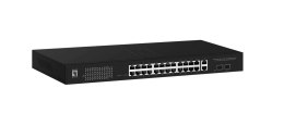 Przełącznik LevelOne WebSmart/GB PoE 28-portowy 19