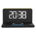 RealPower ChargeAir Cyfrowy budzik Czarny