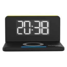 RealPower ChargeAir Cyfrowy budzik Czarny