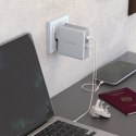 RealPower DeskCharge-65 Travel Uniwersalne Szary Prąd przemienny Wewnętrzna