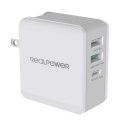 RealPower DeskCharge-65 Travel Uniwersalne Szary Prąd przemienny Wewnętrzna