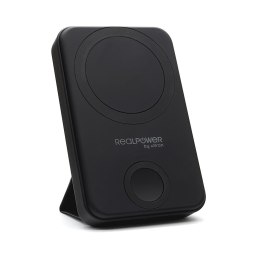 RealPower 444408 bank mocy 10000 mAh Bezprzewodowe ładowanie Czarny