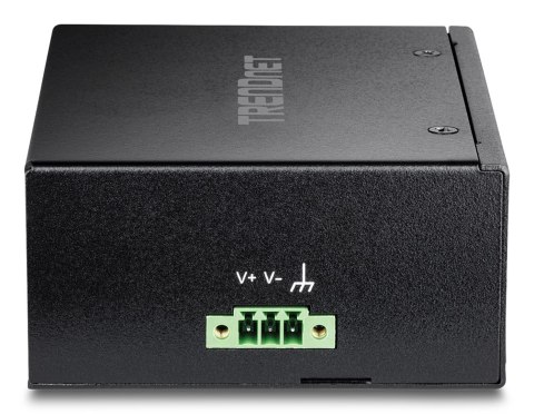 Trendnet TI-ELC80 przełącznik sieciowy Nie zarządzany Fast Ethernet (10/100) Czarny