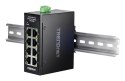 Trendnet TI-ELC80 przełącznik sieciowy Nie zarządzany Fast Ethernet (10/100) Czarny