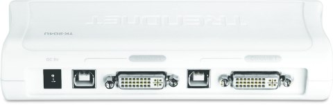 TRENDnet KVM Switch 2-Port DVI/USB/Audio mit Kabeln