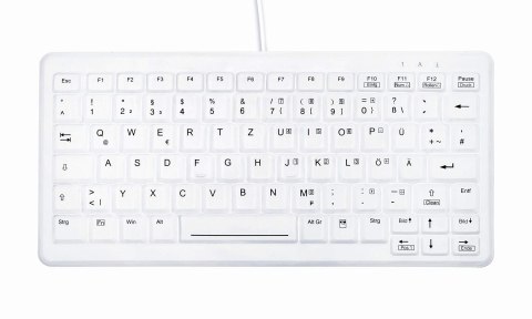 Contour Design Active Key AK-C4110 klawiatura Medyczna USB QWERTZ Niemiecki Biały