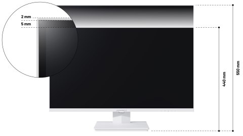 Monitor JAPANNEXT 68,5 cm JN-IPS270UHD60F-C65W-HSP-W HDMI/DP UHD