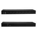 RealPower 284513 konwerter szeregowy/repeater/izolator USB 2.0 RS-232 Czarny