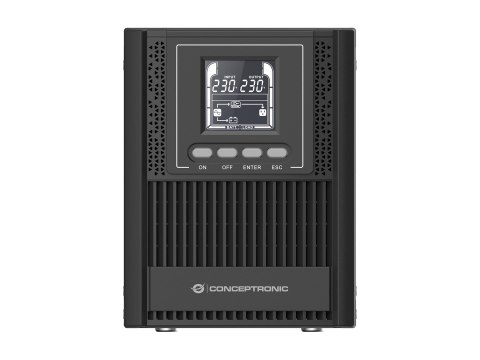 Zasilacz CONCEPTRONIC UPS 1000VA/900W/4xIEC/HID USB/+Online Tower sw