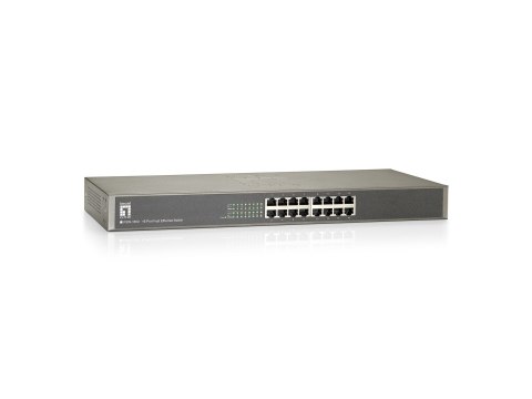 LevelOne FSW-1650 przełącznik sieciowy Nie zarządzany Fast Ethernet (10/100) Szary