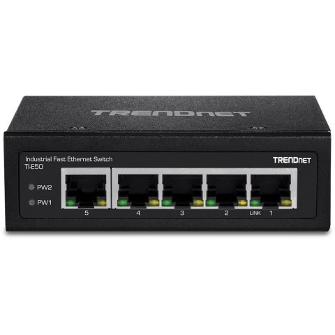 TRENDnet Industrial Switch 5-Port Fast Ethernet DIN-Rail