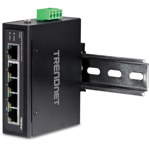 TRENDnet Industrial Switch 5-Port Fast Ethernet DIN-Rail