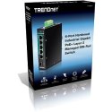 TRENDnet Industrial Switch 6-Port Gbit PoE+ L2 Man DIN-Rail