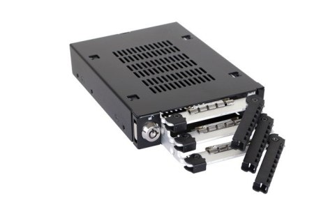 Icy Dock MB993SK-B panel drive bay 2,5/3,5" Panel nośny Czarny