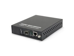 LevelOne GVM-1000 - Media konwerter - Ethernet, Fast Ethernet - 10Base-T, 100Base-TX, 1000Base-T, 1000Base-X - RJ-45 / SFP (mini