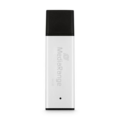 MediaRange MR1901 pamięć USB 64 GB USB Typu-A 3.2 Gen 1 (3.1 Gen 1) Czarny, Srebrny