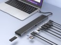 Stacja dokująca CONCEPTRONIC 14-1 USB-C->2xHDMI/DP/2xUSB-C/+ 18cm bk