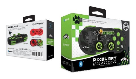 Hyperkin M01328-MTCN kontroler gier Czarny, Zielony Bluetooth Gamepad Android, MAC, Nintendo Switch, Nintendo Switch OLED, PC, i