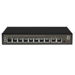 Przełącznik LevelOne FE PoE+ 10-portowy/IP30 120W 1Gbps
