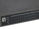 Przełącznik LevelOne WebSmart/GB PoE+ 26-portowy 19" 370W 1Gbps