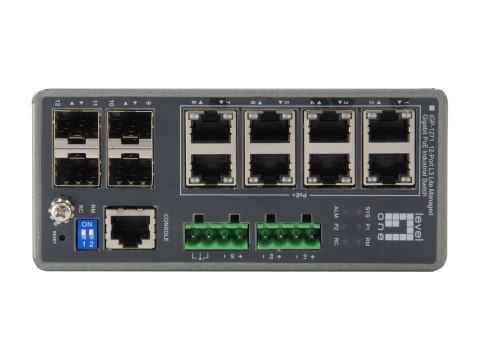 Przełącznik LevelOne TURING Industrial Gb/L3 Managed PoE 240W 1Gbps