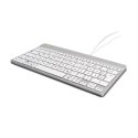 R-Go Tools Ergonomiczna R-Go Compact Break klawiatura, z oprogramowaniem do robienia przerw, QWERTZ (DE), przewodowa, biała