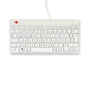 R-Go Tools Ergonomiczna R-Go Compact Break klawiatura, z oprogramowaniem do robienia przerw, QWERTZ (DE), przewodowa, biała
