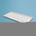 R-Go Tools Ergonomiczna R-Go Compact Break klawiatura, z oprogramowaniem do robienia przerw, QWERTZ (DE), przewodowa, biała