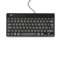 R-Go Tools Ergonomiczna R-Go Compact Break klawiatura, z oprogramowaniem do robienia przerw, QWERTY (UK), przewodowa, czarna