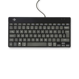 R-Go Tools Ergonomiczna R-Go Compact Break klawiatura, z oprogramowaniem do robienia przerw, QWERTY (UK), przewodowa, czarna