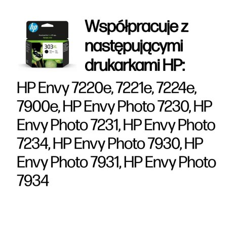 Tusz HP 303 XL (T6N04AE) (Czarny)
