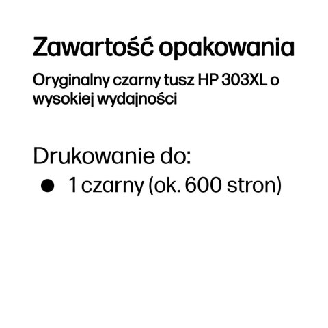 Tusz HP 303 XL (T6N04AE) (Czarny)