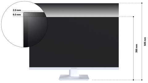 Monitor JAPANNEXT 68,5 cm JN-IPS270WQHD75F-C65W-HSP-W HDMI/DP WQHD