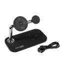 RealPower ChargeAIR Mag Smartfon, Smartwatch, Tablet Czarny USB Bezprzewodowe ładowanie Wewnętrzna
