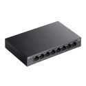 TP-Link LiteWave LS108GP przełącznik sieciowy Nie zarządzany Gigabit Ethernet (10/100/1000) Obsługa PoE Czarny