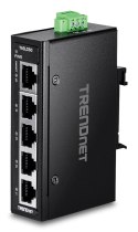 Trendnet TI-ELC50 przełącznik sieciowy Nie zarządzany Fast Ethernet (10/100) Czarny