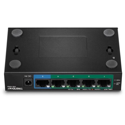 TRENDnet Switch 5-Port Gbit PoE+ 32W Metall