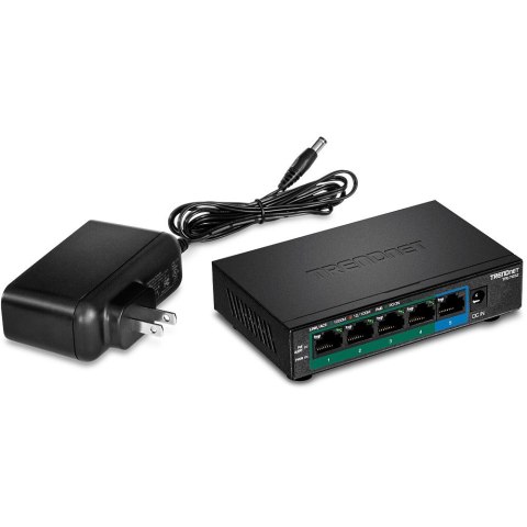 TRENDnet Switch 5-Port Gbit PoE+ 32W Metall