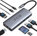 Inca ITPC-10TX huby i koncentratory USB Type-C 5000 Mbit/s Szary