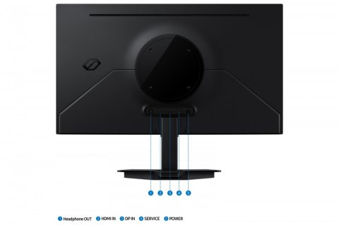 Samsung Monitor 27 cali Odyssey G5 OLED 2560x1440 QHD 16:9 1xHDMI 1xDP 0,03ms 180Hz płaski 3Yd2d (LS27FG502SUXEN)