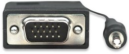 MANHATTAN Kabel SVGA + Audio na SVGA + Audio 3.5 mm M/M 10 m 324359