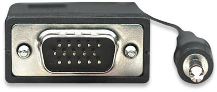 MANHATTAN Kabel SVGA + Audio na SVGA + Audio 3.5 mm M/M 10 m 324359