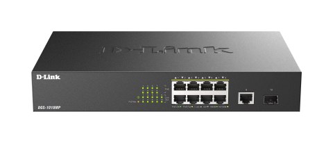 D-Link DGS 1010MP - Switch - niezarządzalny - 8 x PoE++ 1 - Switch - 1 Gbps
